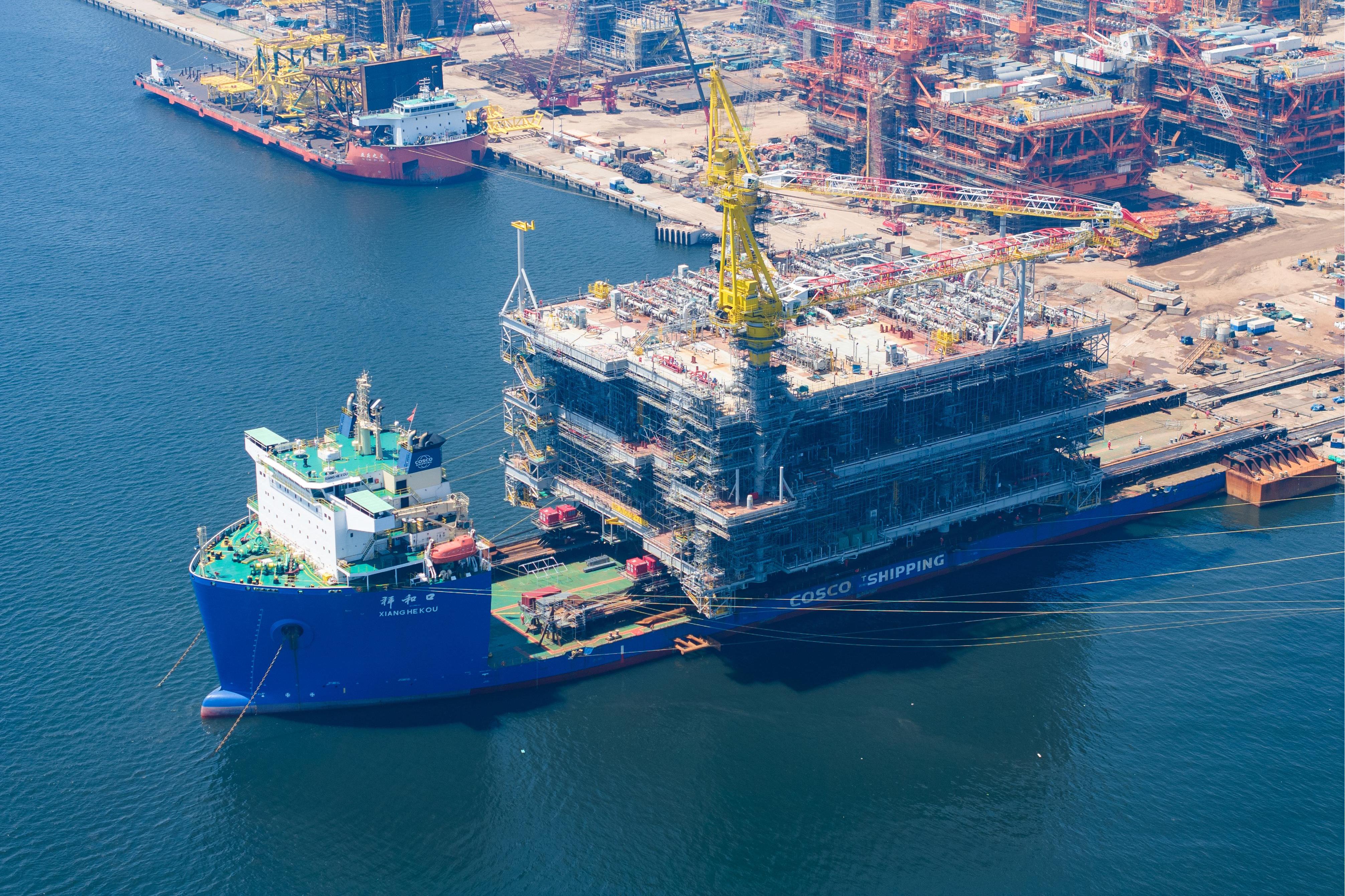 行業(yè)資訊|最大國際海洋油氣平臺由我國建造交付